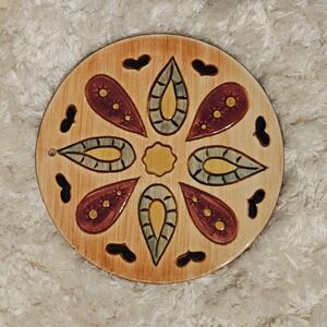 Pennsylvania Pottery Ceramic Decorative Trivet